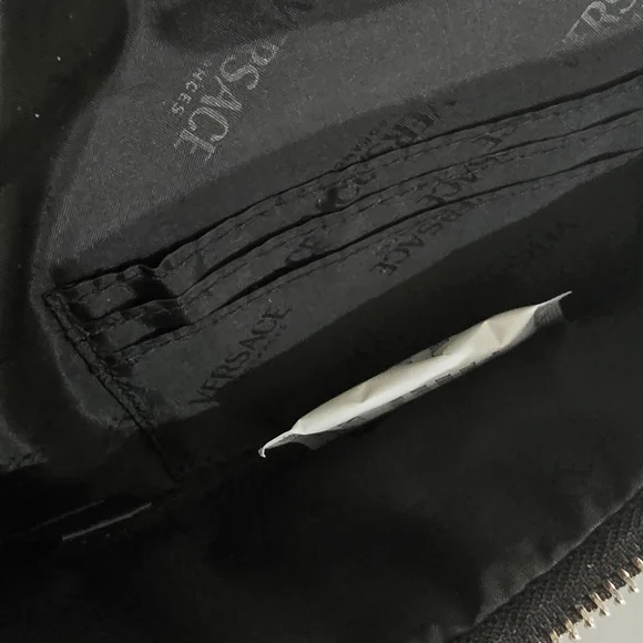 Versace Silver Belt Bag Travel Pouch Fanny Pack Crossbody Designer Unisex Bag - Picture 7 of 10